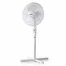 Staande Ventilator | Diameter: 400 mm | 3 Snelheden | Zwenkfunctie | 45 W | Verstelbare hoogte | Wit