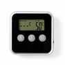 Vleesthermometer | Alarm / Timer | LCD-Scherm | 0 - 250 °C | Zilver / Zwart