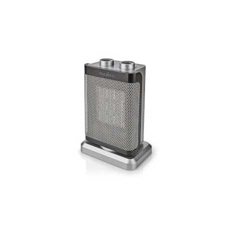 Keramische PTC-Ventilatorkachel | 1000 / 1500 W | 2 Verwarmingsmodi | Instelbare thermostaat | Draait automatisch | Oververhitti