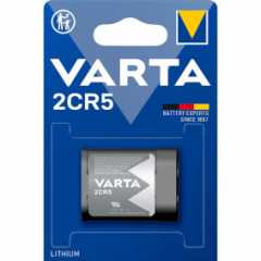 Lithium Battery 2CR5 | 6 V DC | 1400 mAh | 1-Blister | Grijs / Zilver