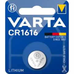 Lithium-Knoopcelbatterij CR1616 | 3 V DC | 55 mAh | 1-Blister | Zilver