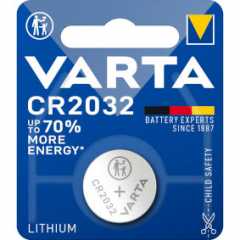 Lithium-Knoopcelbatterij CR2032 | 3 V DC | 220 mAh | 1-Blister | Zilver