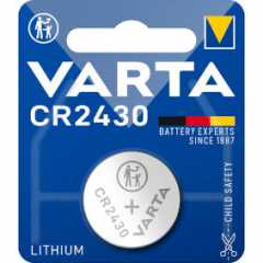 Lithium-Knoopcelbatterij CR2430 | 3 V DC | 290 mAh | 1-Blister | Zilver