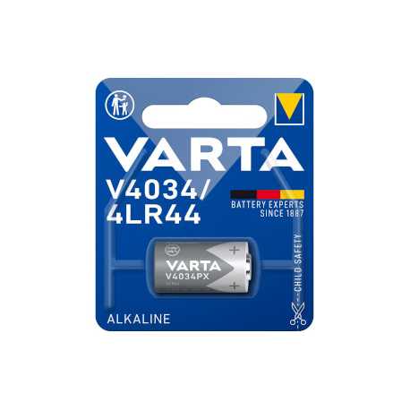Alkaline-Batterij LR44 | 6 V DC | 170 mAh | 1-Blister | Blauw / Zilver