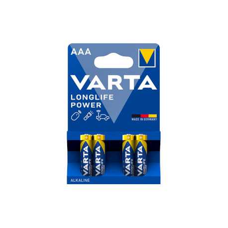 Alkaline-Batterij AAA | 1.5 V DC | 4-Blisterkaart