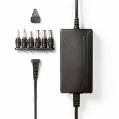 Universele AC-Stroomadapter | 27 W | 3 - 12 V DC | 3.60 m | 2.25 A | 6 plug(s) | Zwart