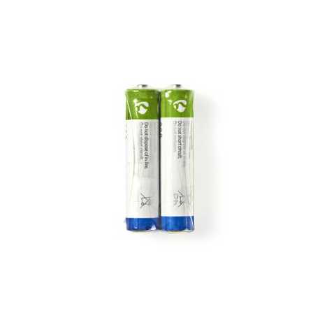 Zink-Koolstof-Batterij AAA | 1.5 V DC | Zink-Carbon | 2-krimpverpakking | R03 | Verschillende apparaten | Blauw / Groen / Wit