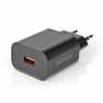 Oplader | 18 W | Snellaad functie | 1.5 / 2.0 / 3.0 A | Outputs: 1 | USB-A | Geen Kabel Inbegrepen | Automatische Voltage Select
