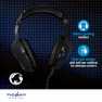 Gaming Headset | Over-Ear | Stereo | USB Type-A / 2x 3.5 mm | Inklapbare Microfoon | 2.20 m | LED
