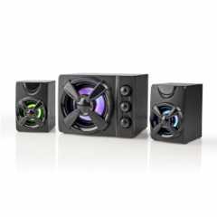 Gaming Speaker | Speaker-kanalen: 2.1 | USB Gevoed | 3,5 mm Male | 33 W | LED | Volumebediening