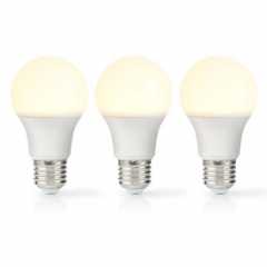 LED-Lamp E27 | A60 | 4.9 W | 470 lm | 2700 K | Warm Wit | Retrostijl | Frosted | 3 Stuks