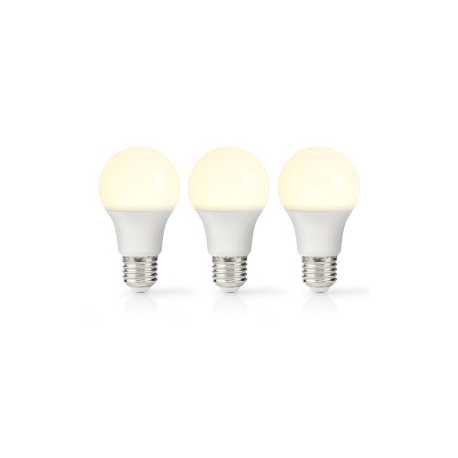 LED-Lamp E27 | A60 | 4.9 W | 470 lm | 2700 K | Warm Wit | Retrostijl | Frosted | 3 Stuks