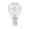 LED-Filamentlamp E14 | G45 | 2 W | 250 lm | 2700 K | Warm Wit | Retrostijl | 1 Stuks | Doorzichtig