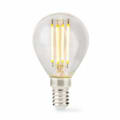LED-Filamentlamp E14 | G45 | 4.5 W | 470 lm | 2700 K | Dimbaar | Warm Wit | Retrostijl | 1 Stuks | Doorzichtig