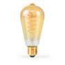 LED-Filamentlamp E27 | ST64 | 3.8 W | 250 lm | 2100 K | Dimbaar | Extra Warm Wit | Retrostijl | 1 Stuks