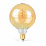 LED-Filamentlamp E27 | G95 | 3.8 W | 250 lm | 2100 K | Dimbaar | Extra Warm Wit | Retrostijl | 1 Stuks