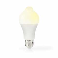 LED-Lamp E27 | A60 | 8.5 W | 806 lm | 3000 K | Wit | Retrostijl | Frosted | Bewegingsdetectie | 1 Stuks