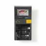 Batterijtester | 9V - AA - AAA - Button Cell - C - D | Zwart
