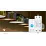 SmartLife inbouwmodule | Schakelaar | Wi-Fi | 2400 W | Kroonsteentjes | App beschikbaar voor: Android™ / IOS