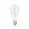 SmartLife LED Filamentlamp | Wi-Fi | E27 | 500 lm | 5 W | Warm Wit | 2700 K | Glas | Android™ / IOS | ST64 | 1 Stuks