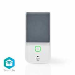 SmartLife Slimme Stekker | Wi-Fi | IP44 | Energiemeter | 3680 W | France / Type-E (CEE 7/6) | -30 - 40 °C | Android™ / IOS | Gri