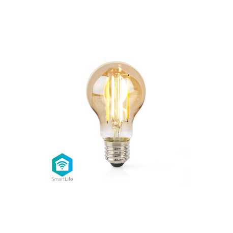SmartLife LED Filamentlamp | Wi-Fi | E27 | 806 lm | 7 W | Warm Wit | 1800 - 3000 K | Glas | Android™ / IOS | Peer | 1 Stuks