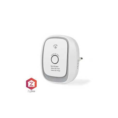 SmartLife Gasdetector | Zigbee 3.0 | Netvoeding | Levenscyclus sensor: 5 Jaar | EN 50194-1:2009 | Android™ / IOS | Met testknop 