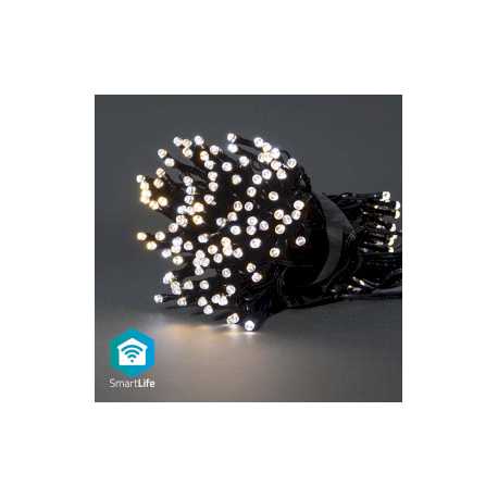 SmartLife-kerstverlichting | Koord | Wi-Fi | Warm tot Koel Wit | 100 LED's | 10.0 m | Android™ / IOS