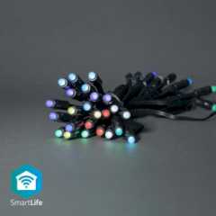 SmartLife-kerstverlichting | Feestverlichting | Wi-Fi | RGB | 48 LED's | 10.80 m | Android™ / IOS