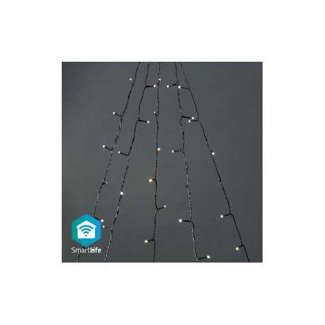 SmartLife-kerstverlichting | Boom | Wi-Fi | Warm tot Koel Wit | 200 LED's | 20.0 m | 5 x 4 m | Android™ / IOS