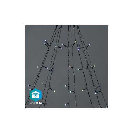 SmartLife-kerstverlichting | Boom | Wi-Fi | RGB | 180 LED's | 10 x 2 m | Android™ / IOS