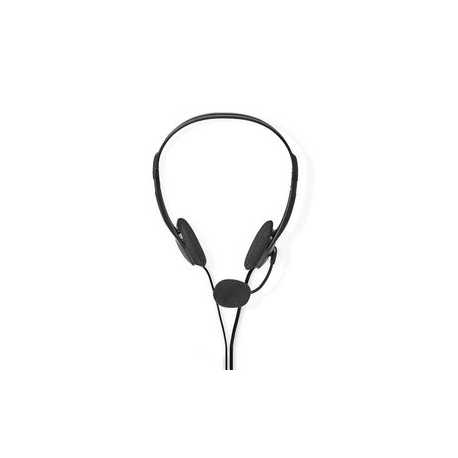 PC-Headset | On-Ear | Stereo | 2x 3.5 mm | Inklapbare Microfoon | Zwart