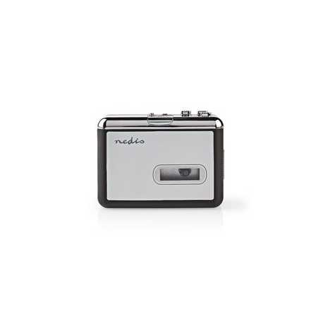 Cassettebandjes Digitaliseren | Draagbaar | Output: 1x 3,5 mm / 1x Mini USB | Accessoires: USB-kabel | Batterij Gevoed / USB Gev