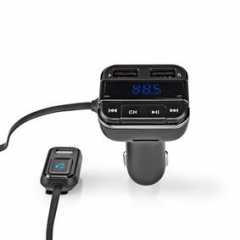 FM-Audiotransmitter voor Auto | Gefixeerd | Handsfree bellen | 0.8 " | LED-Scherm | Bluetooth® | 5.0 V DC / 1.0 A / 5.0 V DC / 2