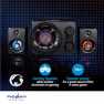 Gaming Speaker | Speaker-kanalen: 2.1 | Netvoeding | 3,5 mm Male | 75 W | LED | Volumebediening