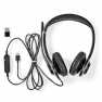 PC-Headset | On-Ear | Stereo | USB Type-A / USB Type-C™ | Inklapbare Microfoon | Zwart