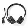 PC-Headset | On-Ear | Stereo | Bluetooth | Inklapbare Microfoon | Zwart