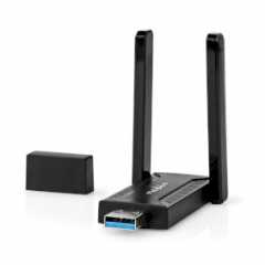Netwerk-Dongel | Wi-Fi | AC1200 | 2.4/5 GHz (Dual Band) | USB3.0 | Wi-Fi-snelheid totaal: 1200 Mbps | Windows 10 / Windows 11 / 