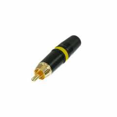 Composiet Video Connector RCA Male Male Zwart