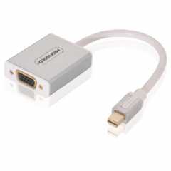 Mini DisplayPort Kabel Mini-DisplayPort Male - VGA Female 15-Pins 0.20 m Wit