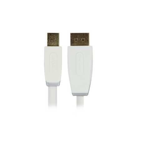 Mini DisplayPort Kabel Mini-DisplayPort Male - DisplayPort Male 1.00 m Wit