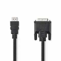 HDMI™ Kabel | HDMI™ Connector | DVI-D 24+1-Pins Male | 1080p | Vernikkeld | 5.00 m | Recht | PVC | Zwart | Polybag