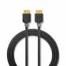 High Speed ​​HDMI™-Kabel met Ethernet | HDMI™ Connector | HDMI™ Connector | 4K@60Hz | ARC | 18 Gbps | 3.00 m | Rond | PVC | Antr