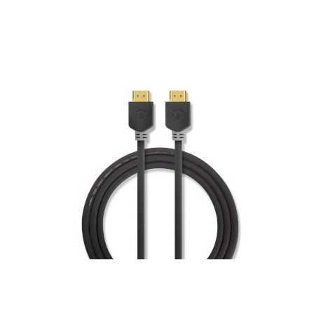 High Speed ​​HDMI™-Kabel met Ethernet | HDMI™ Connector | HDMI™ Connector | 4K@60Hz | ARC | 18 Gbps | 7.50 m | Rond | PVC | Antr