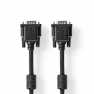 VGA-Kabel | VGA Male | VGA Male | Vernikkeld | Maximale resolutie: 1024x768 | 2.00 m | Rond | ABS | Zwart | Doos