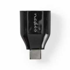 USB-C™ Adapter | USB 3.2 Gen 1 | USB-C™ Male | USB-A Female | 5 Gbps | Rond | Vernikkeld | Zwart | Doos