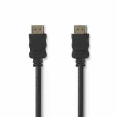 High Speed ​​HDMI™-Kabel met Ethernet | HDMI™ Connector | HDMI™ Connector | 4K@30Hz | ARC | 10.2 Gbps | 1.00 m | Rond | PVC | Zw