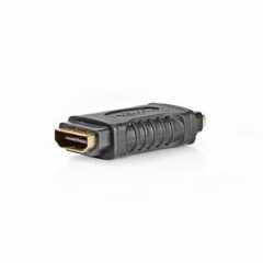 HDMI™-Adapter | HDMI™ Female | HDMI™ Female | Verguld | Recht | ABS | Zwart | 1 Stuks | Doos