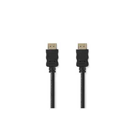 High Speed ​​HDMI™-Kabel met Ethernet | HDMI™ Connector | HDMI™ Connector | 4K@30Hz | ARC | 10.2 Gbps | 1.50 m | Rond | PVC | Zw