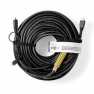 High Speed ​​HDMI™-Kabel met Ethernet | HDMI™ Connector | HDMI™ Connector | 4K@30Hz | 18 Gbps | 40.0 m | Rond | PVC | Zwart | La